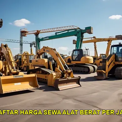Daftar Harga Sewa Alat Berat Per Jam untuk Proyek Anda